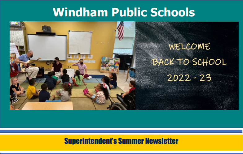 Superintendent's Summer Newsletter