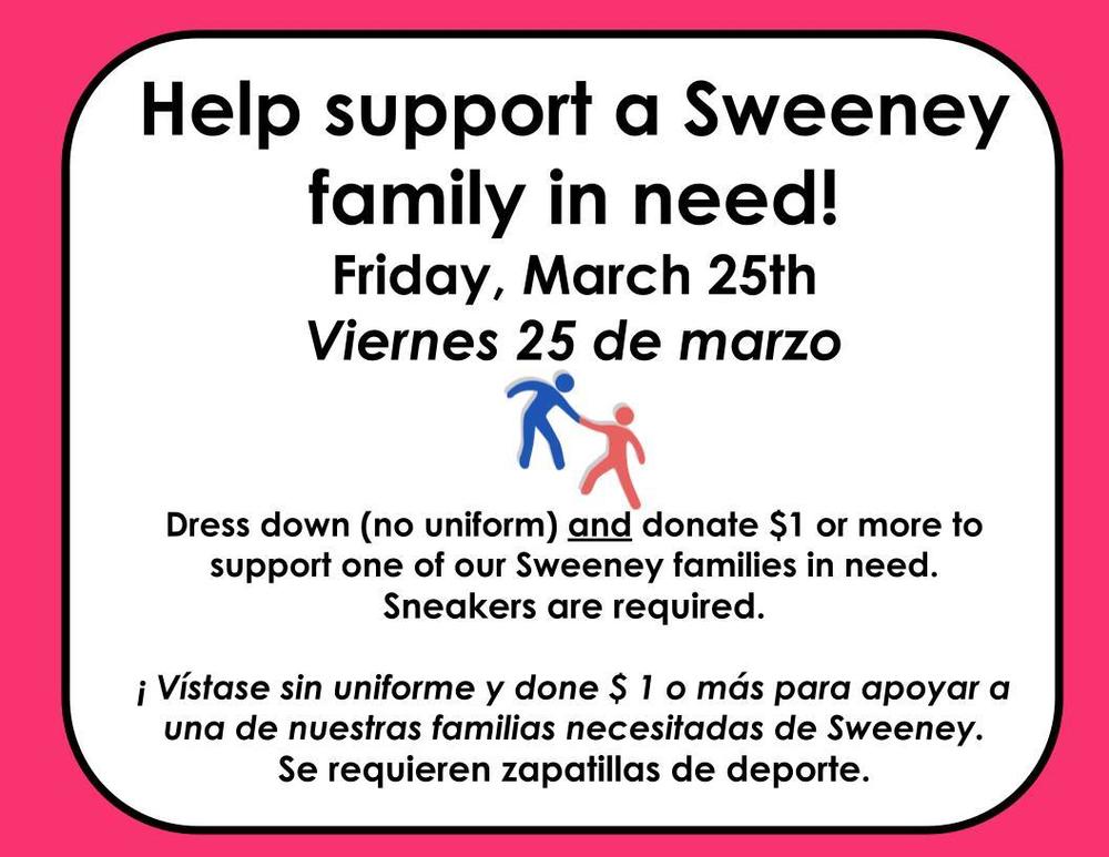Dress Down Support for Family
