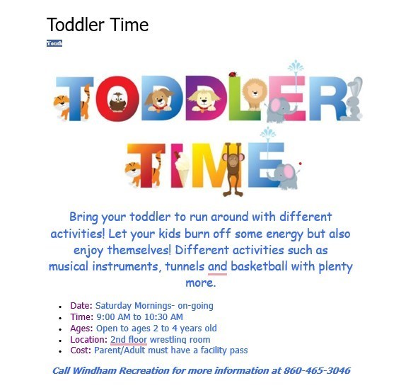 Toddler  Time  Activities 