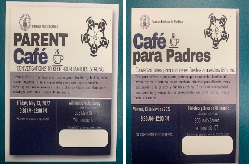 Parent Cafe/ Cafe Para  Padres 
