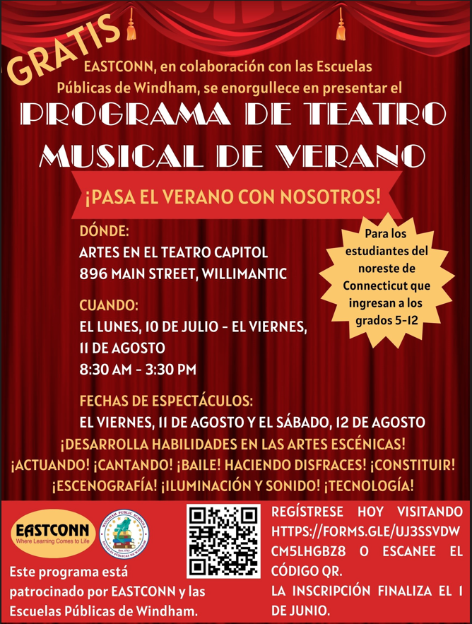 Summer Musical Theater Program 2023 Span